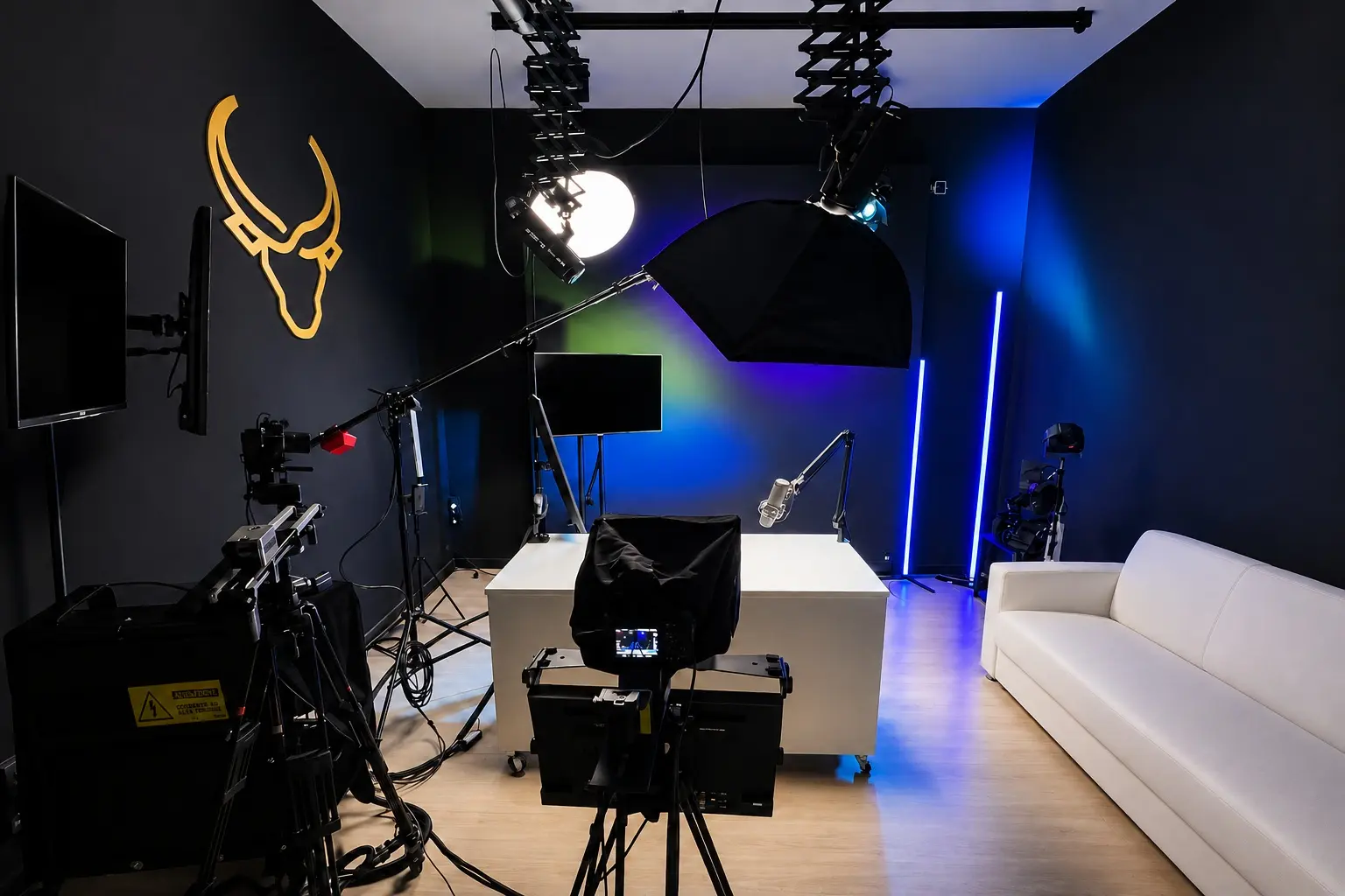 Interno della sala pose
